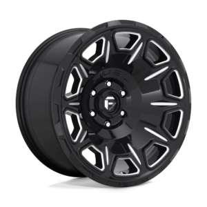 Fuel 1PC D688 VENGEANCE 17X9 -12 GLOSS BLACK MILLED D68817908445