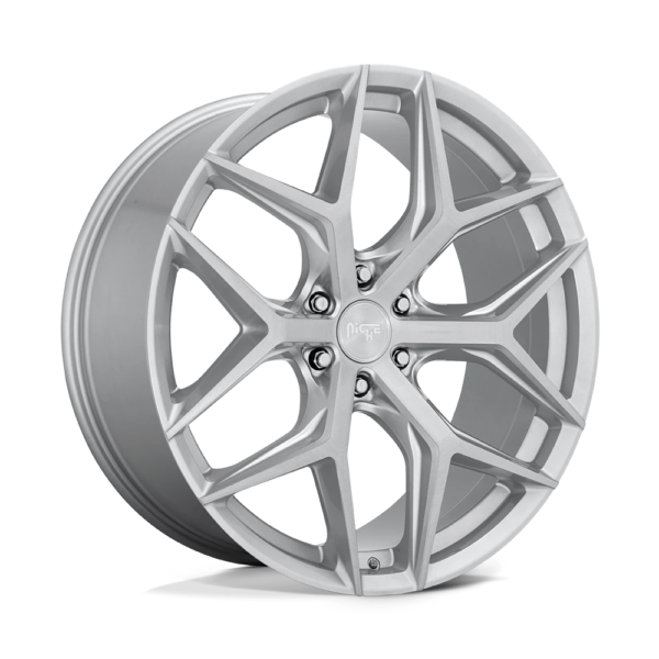 Niche 1PC M233 VICE SUV 24X10 30 GLOSS SILVER BRUSHED M233240089+30