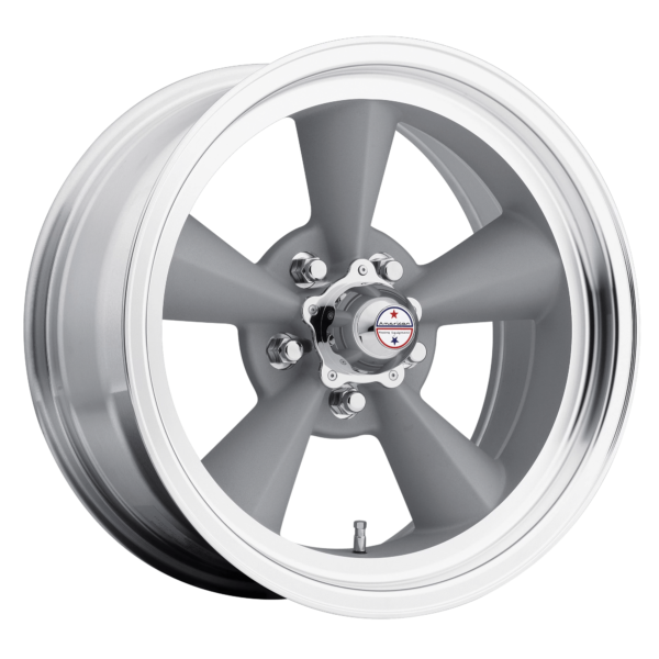 American Racing Vintage VN309 TT O 15X7 -6 VINTAGE SILVER MACHINED LIP VN3095776
