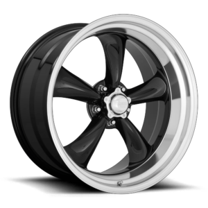 American Racing Vintage VN315 TORQ THRUST II 1 PC 22X11 18 GLOSS BLACK MACHINED LIP VN31522185318