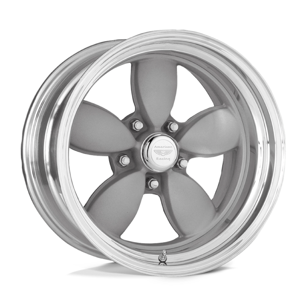 American Racing Vintage VN402 CLASSIC 200S 17X8 -13 TWO-PIECE VINTAGE SILVER CENTER POLISHED BARREL VN402786140