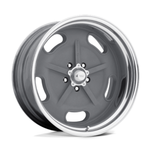 American Racing Vintage VN470 SALT FLAT 17X7 0 MAG GRAY CENTER POLISHED BARREL VN470776140