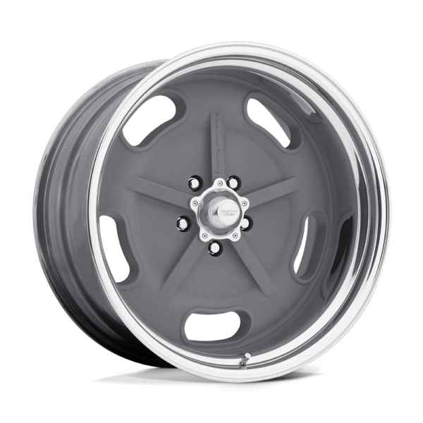 American Racing Vintage VN470 SALT FLAT 17X9.5 -6 MAG GRAY CENTER POLISHED BARREL VN4707956150