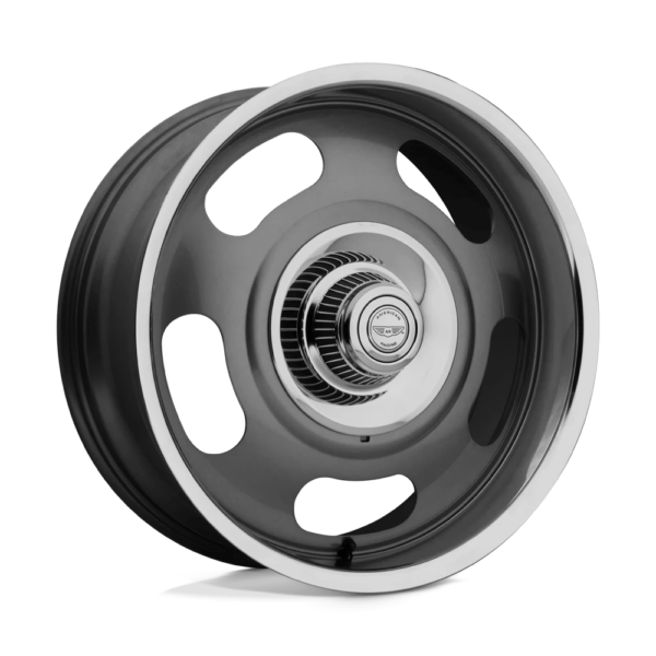 American Racing Vintage VN506 17X8 0 MAG GRAY CENTER POLISHED LIP VN50678006400