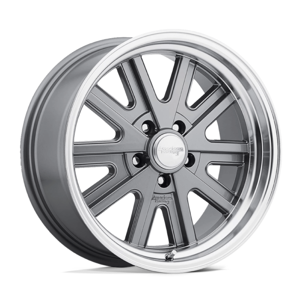 American Racing Vintage VN527 427 MONO CAST 17X9 0 MAG GRAY MACHINED VN52779050400