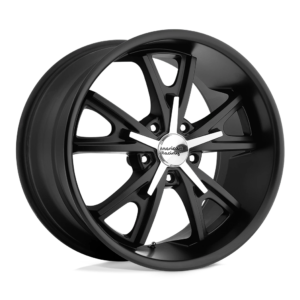 American Racing Vintage VN801 DAYTONA 22X11 38 SATIN BLACK WITH MACHINED FACE VN80122149738