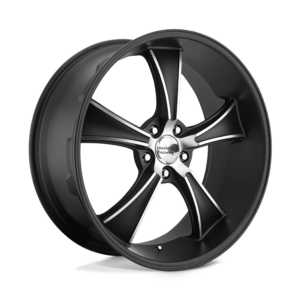 American Racing Vintage VN805 BLVD 20X8.5 5 SATIN BLACK WITH MACHINED FACE VN80528512705