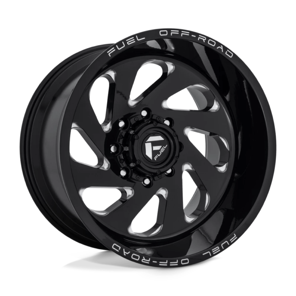 Fuel 1PC D637 VORTEX 20X10 -18 GLOSS BLACK MILLED D63720008247