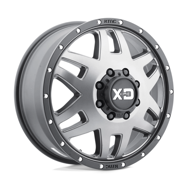 XD XD130 MACHETE DUALLY 17X6.5 111 MATTE GRAY BLACK RING XD130765894111