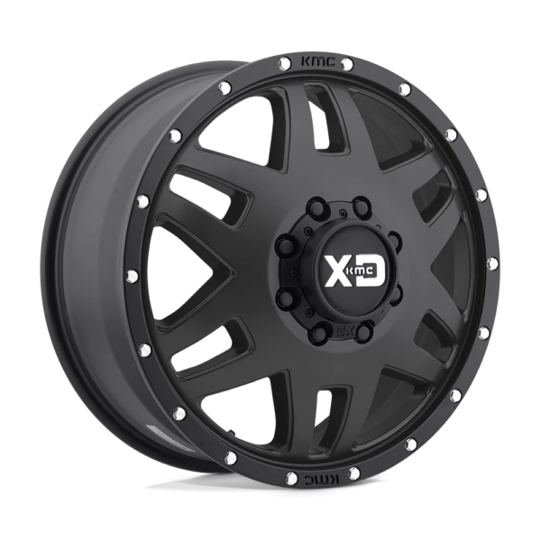 XD XD130 MACHETE DUALLY 17X6.5 -140 SATIN BLACK WITH REINFORCING RING XD130765827140N