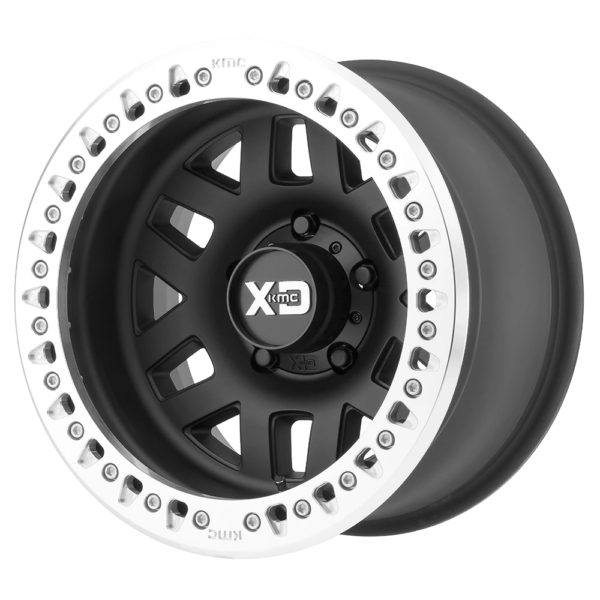 XD XD229 MACHETE CRAWL BEADLOCK 17X9 -38 SATIN BLACK MACHINED BEAD RING XD22979080738N