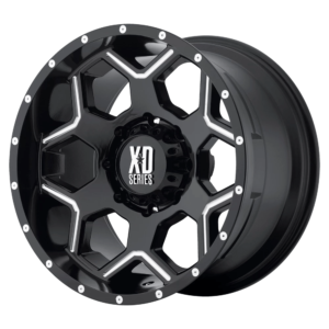 XD XD812 CRUX 17X9 18 GLOSS BLACK MILLED XD81279068318