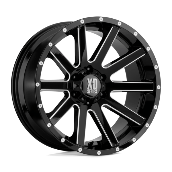 XD XD818 HEIST 20X10 -24 GLOSS BLACK MILLED XD81821050324N