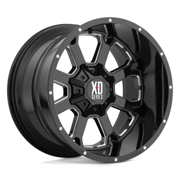 XD XD825 BUCK 25 20X10 -24 GLOSS BLACK MILLED XD82521043324N