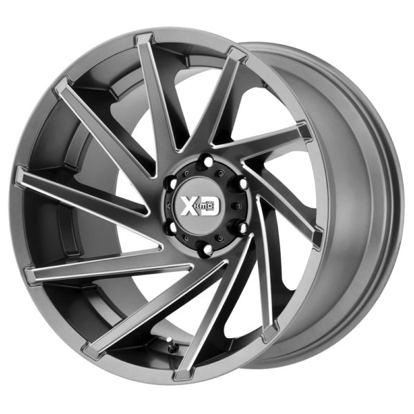 XD XD834 CYCLONE 20X10 -18 SATIN GRAY MILLED XD83421087418N