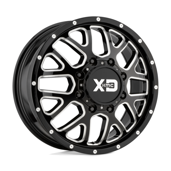 XD XD843 GRENADE DUALLY 20X8.25 127 GLOSS BLACK MILLED - FRONT XD843208823127