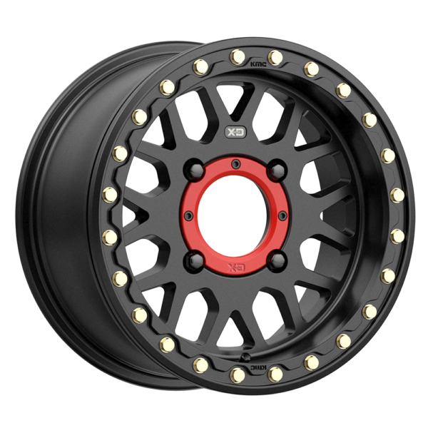 XD Powersports XS235 GRENADE BEADLOCK 15X6 38 SATIN BLACK XS23556044738