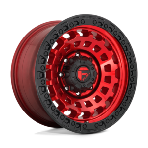 Fuel 1PC D632 ZEPHYR 17X9 1 CANDY RED BLACK BEAD RING D63217908950