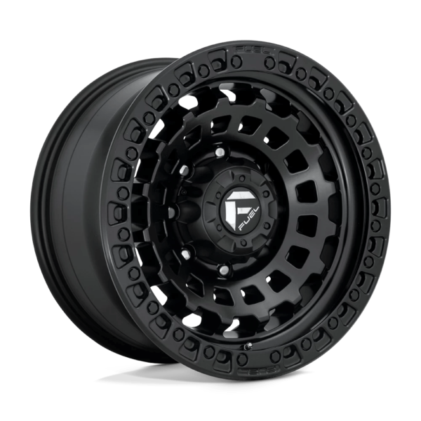 Fuel 1PC D633 ZEPHYR 17X9 -12 MATTE BLACK D6331790B445
