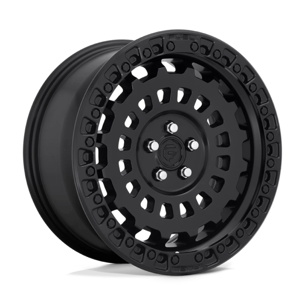 Fuel 1PC D633 ZEPHYR 17X8 38 MATTE BLACK D6331780C5+38