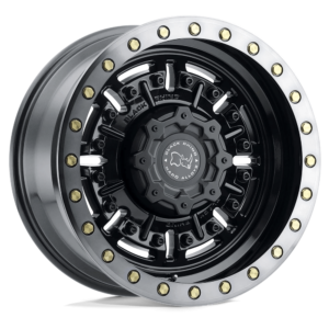 Black Rhino ABRAMS 17X9.5 -18 GLOSS GUN BLACK W/ MACHINED DARK TINT 1795ABR-88180B25