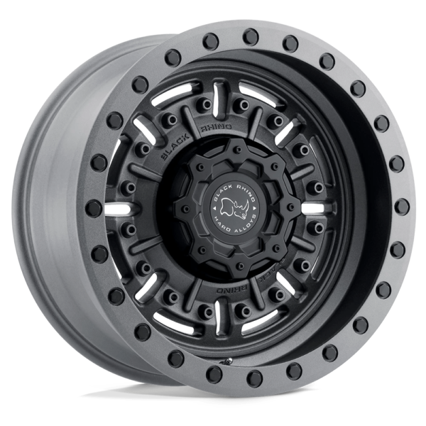 Black Rhino ABRAMS 17X8.5 0 TEXTURED MATTE GUNMETAL 1785ABR006135G87