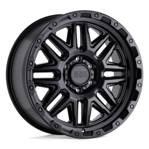 Black Rhino ALAMO 18X9 -18 MATTE BLACK W/ BLACK BOLTS 1890ALA-88165M22