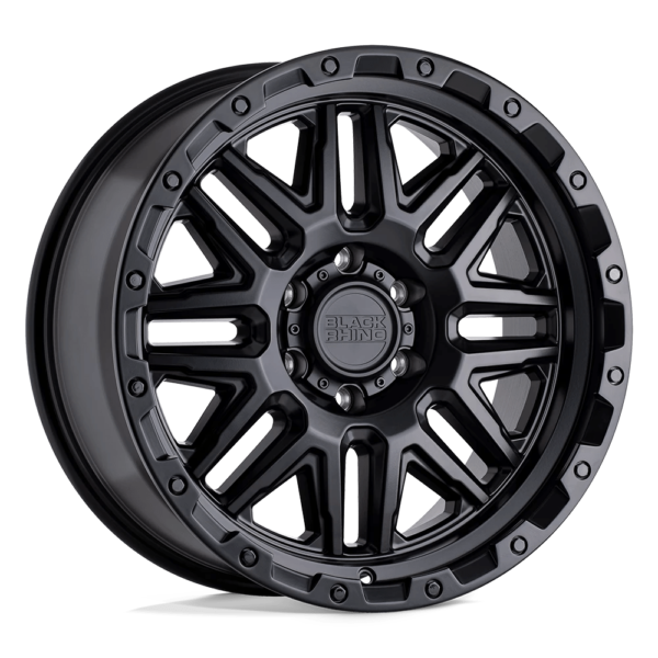 Black Rhino ALAMO 18X9 -18 MATTE BLACK W/ BLACK BOLTS 1890ALA-88165M22