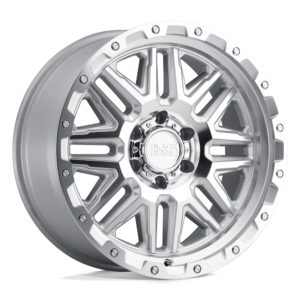 Black Rhino ALAMO 18X9 12 SILVER W/ MIRROR FACE & STAINLESS BOLTS 1890ALA126140S12