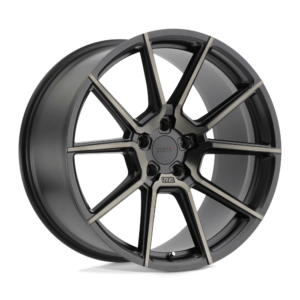 TSW CHRONO 20X10 40 MATTE BLACK W/ MACHINE FACE & DARK TINT 2010CRN405120M76