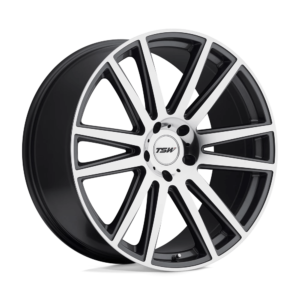 TSW GATSBY 22X10 37 GUNMETAL W/ MIRROR-CUT FACE 2210GAT375120G76