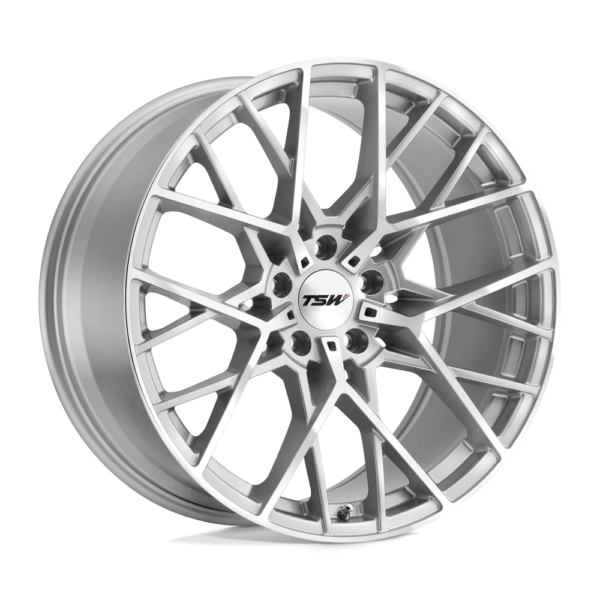 TSW SEBRING 18X8.5 42 SILVER W/  MIRROR CUT FACE 1885SEB425112S72