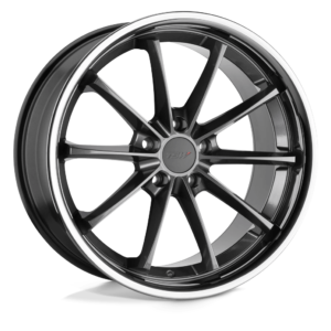 TSW SWEEP 18X9.5 40 GLOSS GUNMETAL W/ STAINLESS LIP 1895SWP405120G76