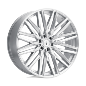 Status ADAMAS 22X9.5 30 SILVER W/ MIRROR CUT FACE 2295ADM306132S74