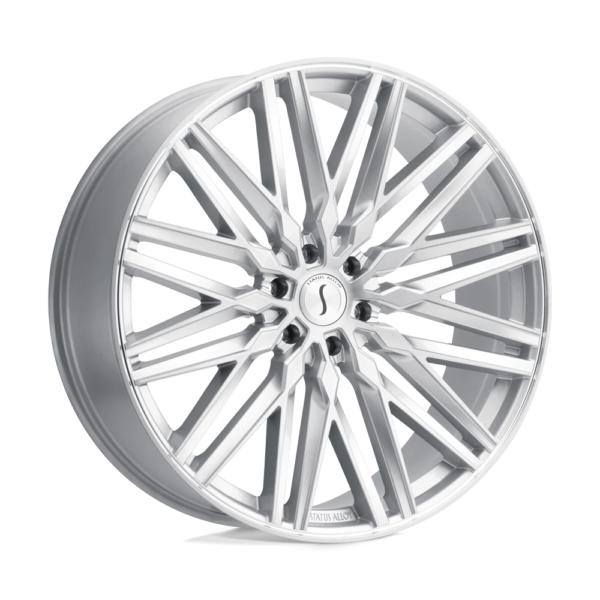 Status ADAMAS 22X9.5 30 SILVER W/ MIRROR CUT FACE 2295ADM306132S74