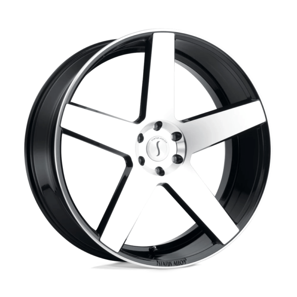 Status EMPIRE 26X10 15 GLOSS BLACK W/ MACHINED FACE 2610EMP155115F74