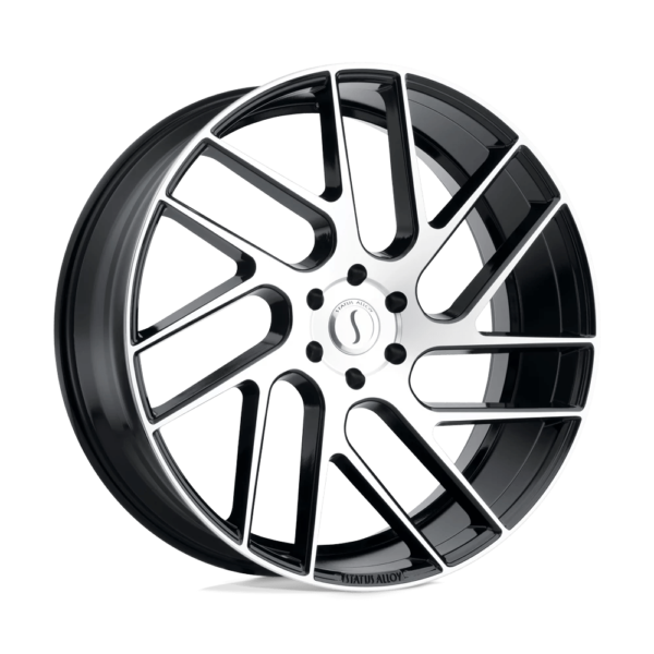 Status JUGGERNAUT 22X9.5 30 GLOSS BLACK W/ MACHINED FACE 2295JGR306135F87