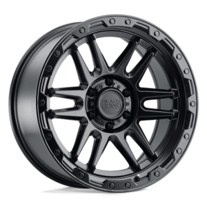 Black Rhino APACHE 20X9 12 MATTE BLACK W/ BLACK BOLTS 2090APC126120M67