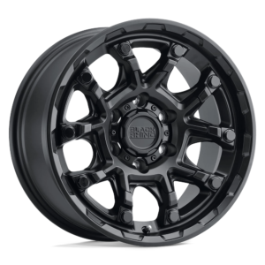 Black Rhino ARK 17X8.5 0 MATTE BLACK W/ GLOSS BLACK BOLTS 1785ARK006135M87