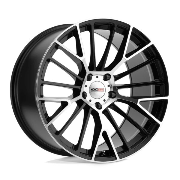 Cray ASTORIA 18X9.5 56 GLOSS BLACK W/ MIRROR CUT FACE 1895CRT565121B70