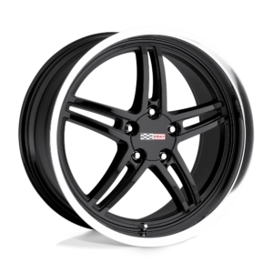 Cray SCORPION 18X9 50 GLOSS BLACK W/ MIRROR CUT LIP 1890CRS505121B70