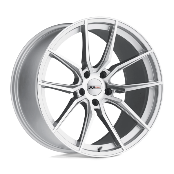 Cray SPIDER 19X9.5 56 SILVER W/ MIRROR CUT FACE 1995CRD565121S70