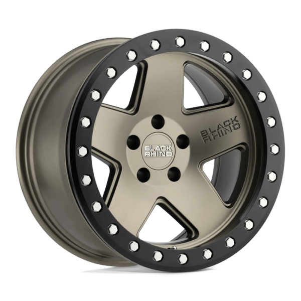 Black Rhino CRAWLER 17X9.5 12 MATTE BRONZE W/ BLACK RING 1795CRL126135Z87