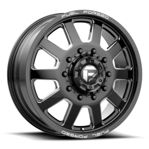 Fuel Mono DE09 FF09D 22X8.25 105 MATTE BLACK MILLED DE092282A9
