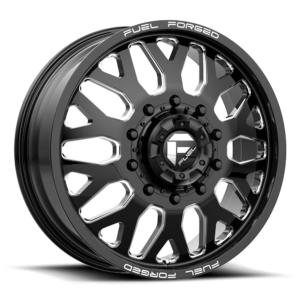 Fuel Mono DE19 FF19D 22X8.25 105 GLOSS BLACK MILLED DE192282A9