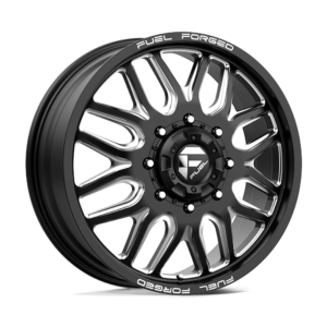 Fuel Mono DB66 FFC66 20X8.25 105 MATTE BLACK MILLED DE66208292