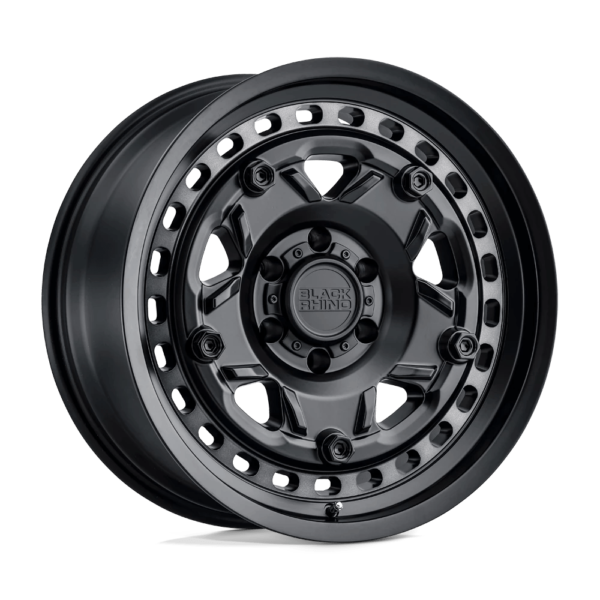 Black Rhino GRANGE 18X9 -18 MATTE BLACK W/ MACHINED TINT RING 1890GRG-88165M25