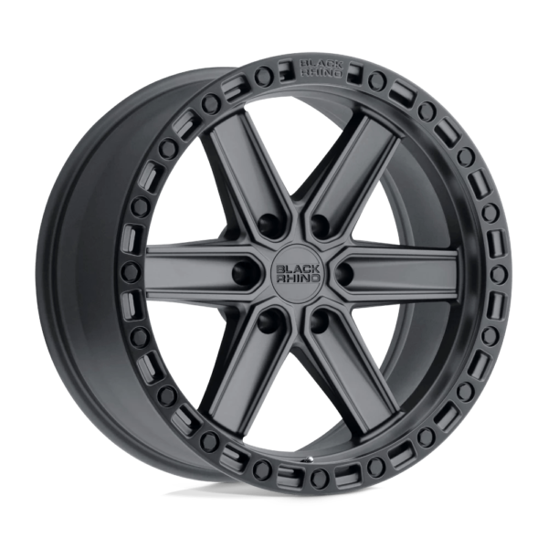 Black Rhino HENDERSON 17X9 0 GUN BLACK W/ BLACK RING 1790HDS006135G87