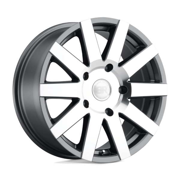 Black Rhino JOURNEY 16X7.5 45 GLOSS GUNMETAL W/ MIRROR-CUT FACE 1675JRN455160G65