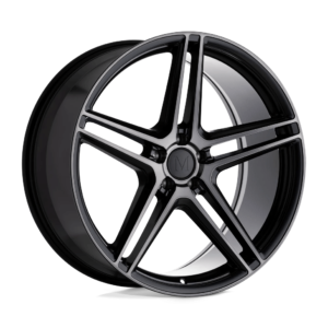 Mandrus BREMEN 18X9.5 49 SEMI GLOSS BLACK W/ MIRROR CUT FACE 1895BMN495112B66